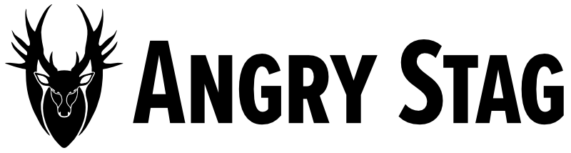 Angry Stag Horizontal Logo